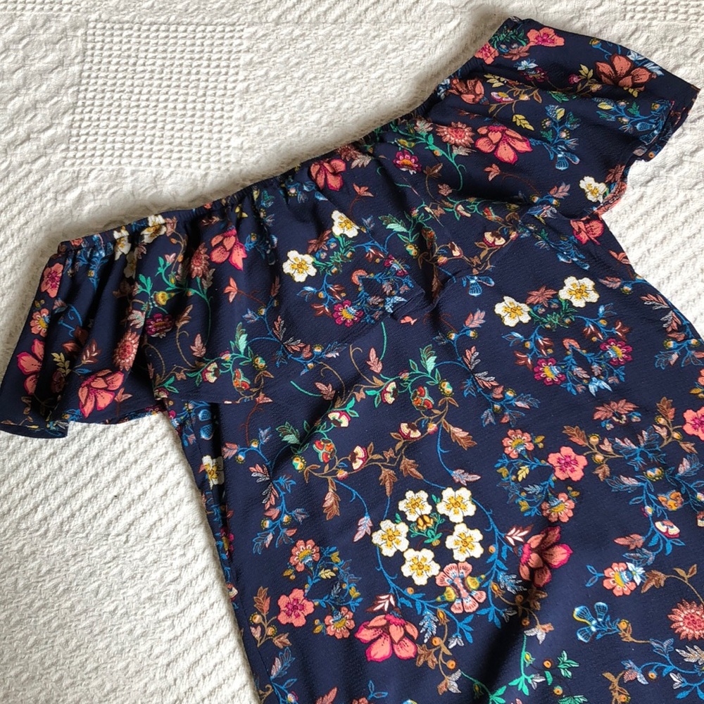 Bobeau on/off shoulder dress
